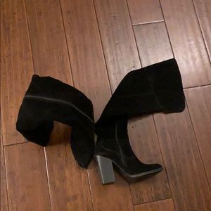 Bamboo knee high boots